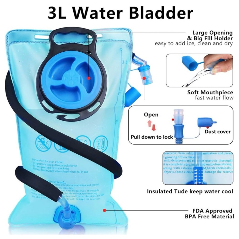 Lunidry Hydration Backpack with bladder NEW without tags - Picture 8 of 8